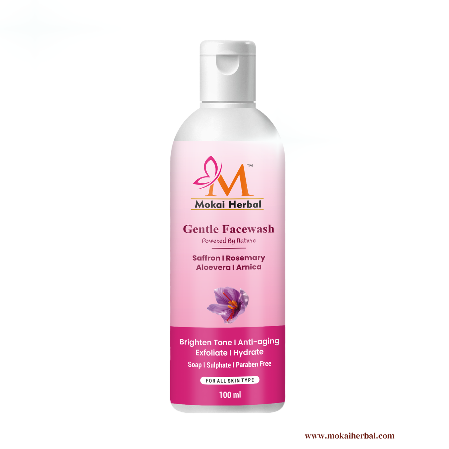 Saffron & Rosemary Face Wash for Clear, Radiant Skin (50% off)