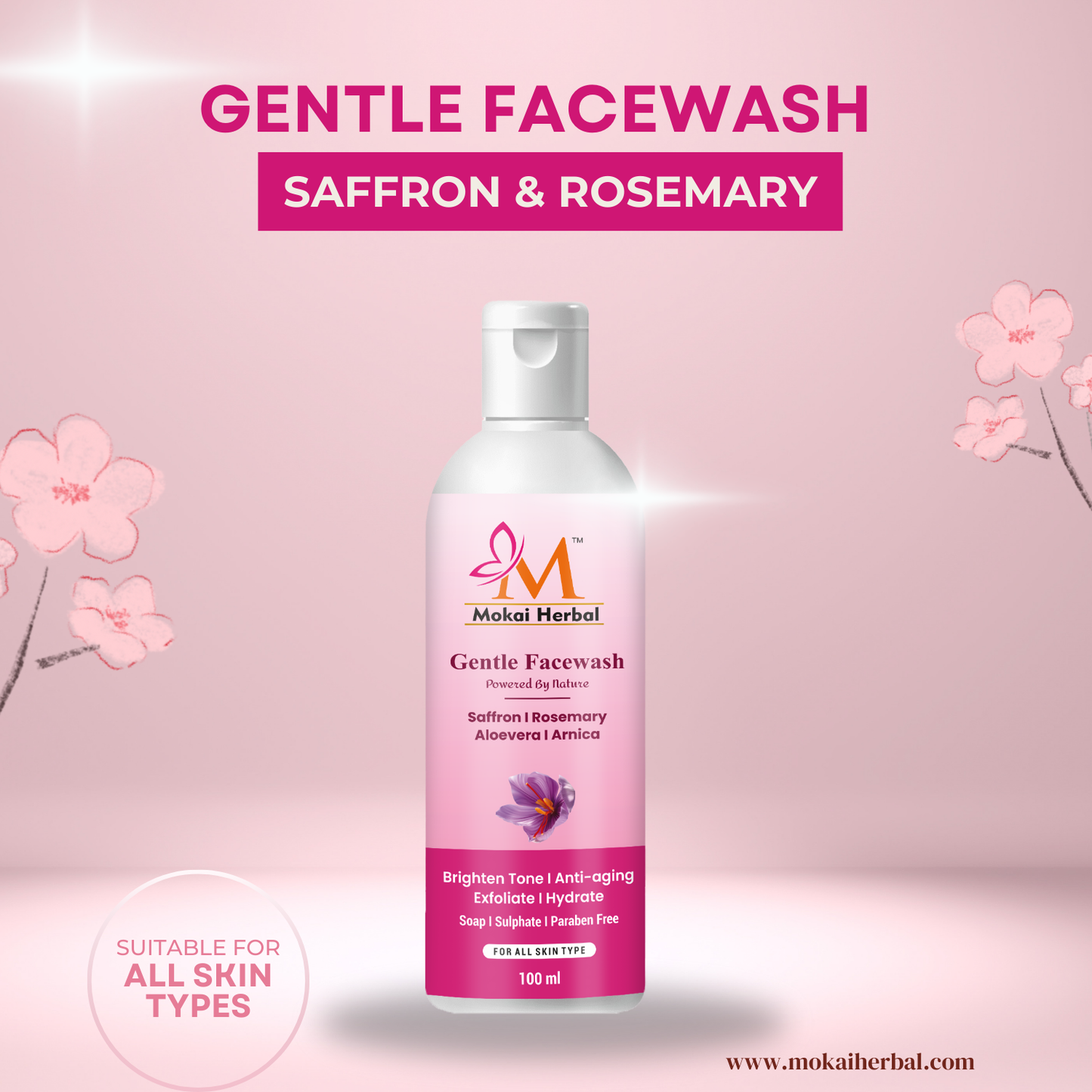 Special Combo 4 in 1 of Facewash + Body Lotion + Faceserum + Sunscreen (50% off)
