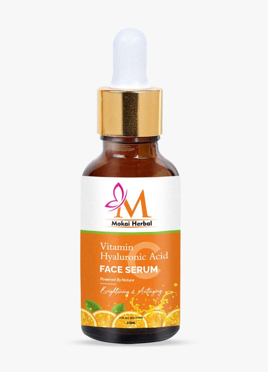 Natural Vitamin C & Hyaluronic Acid Face Serum